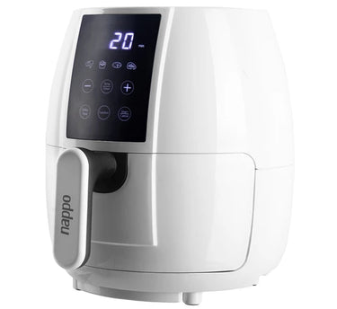 Freidora sin Aceite NAPPO Digital 1000W Capacidad 3.2 Litros Panel Táctil - Blanco
